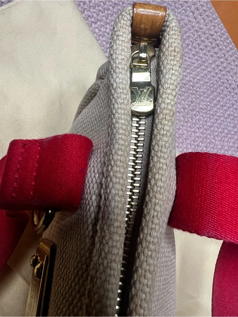 LOUIS VUITTON ANTIGUA CABAS PM TOTE BAG